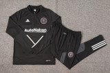 2023 Inter Miami Black Kids Half Pull Tracksuit (童装) (半拉链)