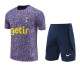 23-24 TOT Purple Training Short Suit (黑花点)