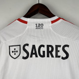 23-24 Benfica White Fans Soccer Jersey
