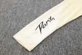 23-24 PSG Jordan Beige Half Pull Tracksuit #B783(半拉链)