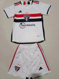 23-24 Sao Paulo Home Kids Soccer Jersey