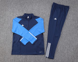 2023 AD Royal Blue Half Pull Tracksuit Lh #2329 (半拉链)