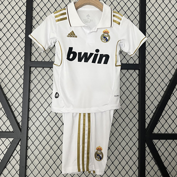 2011-2012 RMA Home Kids Retro Soccer Jersey