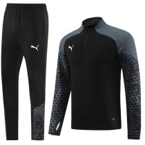 2023 PM Black Half Pull Tracksuit #PB01(半拉链)