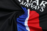23-24 PSG Black Tank top and shorts suit