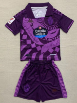 23-24 Valladolid Away Kids Soccer Jersey