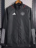 23-24 Man Utd Black Windbreaker