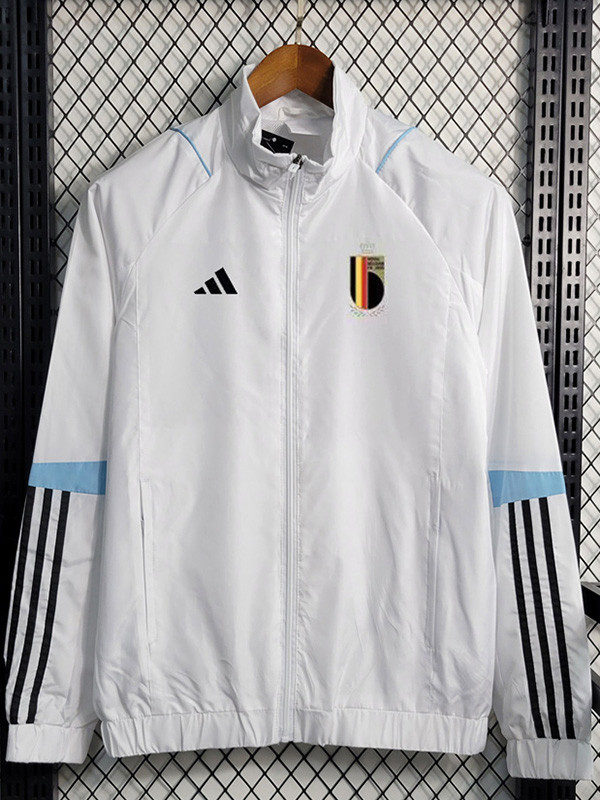 23-24 Belgium White Windbreaker