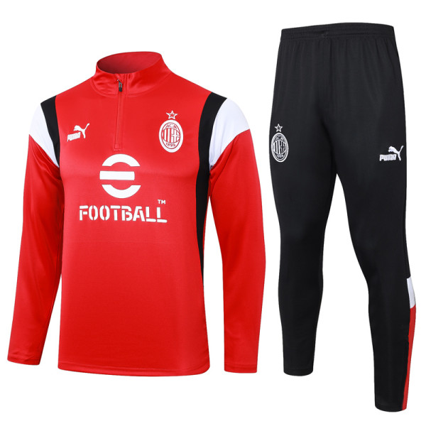 23-24 ACM Red Half Pull Tracksuit #B746(半拉链)