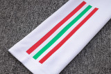 23-24 Man Utd White Half Pull Tracksuit (半拉链)
