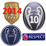 2014-2015 RMA Away Black Long Sleeve Retro Soccer Jersey (长袖)