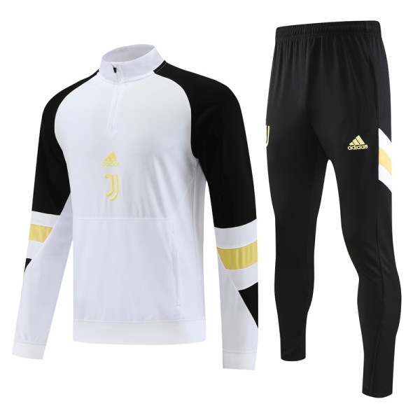 23-24 JUV White Half Pull Tracksuit (半拉链)