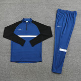 2023 NK Royal blue Half Pull Tracksuit (半拉链) #NB03 宝蓝