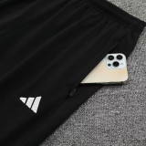 23-24 Algeria Black Hoodie Jacket Tracksuit