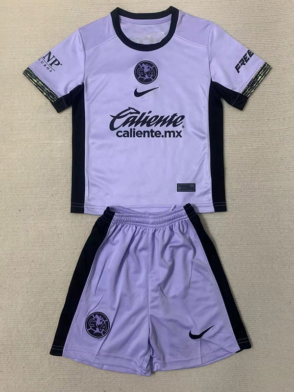 23-24 Club America Third Kids Soccer Jersey
