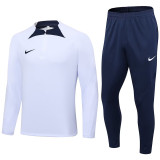2023 NK White Half Pull Tracksuit #2245 (半拉链)