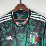 2023 Italy Special Edition Green Long Sleeve Soccer Jersey (长袖)