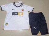 23-24 Valencia Home Kids Soccer Jersey