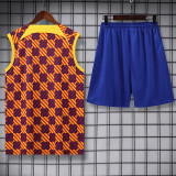 23-24 BAR Yellow Tank top and shorts suit