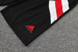 23-24 Man Utd Classic Black Tank top and shorts suit