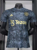 23-24 Man Utd Black Grey Player Version Training Shirts
