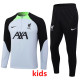 23-24 LIV Grey Kids Half Pull Tracksuit (童装) (半拉链)