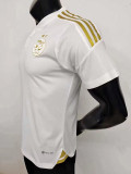 23-24 Algeria White Player Version Polo Short Sleeve