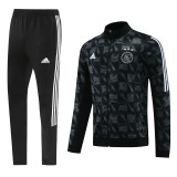 23-24 Ajax Black Jacket Tracksuit #08