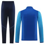 2023 AD Blue Half Pull Tracksuit #AB05 (半拉链)
