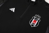 23-24 Besiktas Black Half Pull Tracksuit (半拉链)