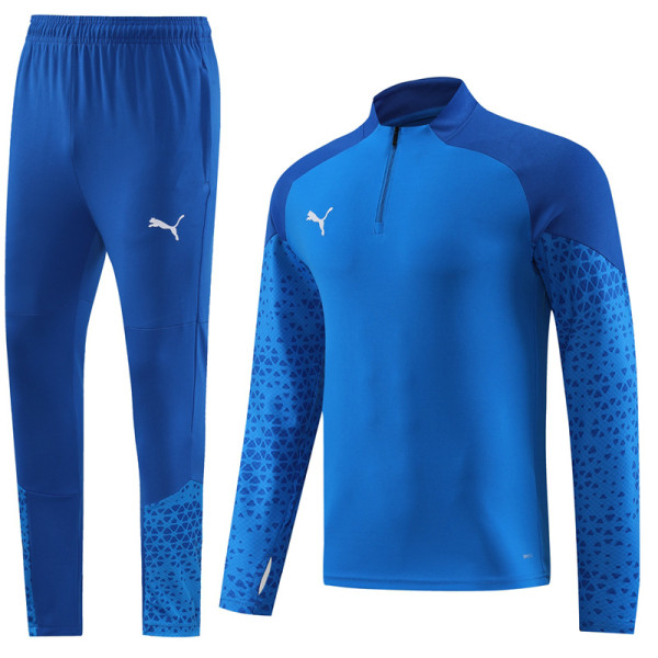 2023 PM Blue Half Pull Tracksuit #PB01(半拉链)
