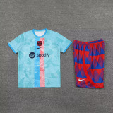 23-24 BAR Light Blue Training Short Suit