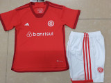 23-24 Internacional Home Kids Soccer Jersey