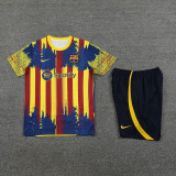 23-24 BAR Yellow Blue Training Short Suit