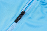 23-24 Marseille Azure Half Pull Tracksuit #B745(半拉链)