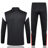 23-24 ACM Black Half Pull Tracksuit #B738 (半拉链)
