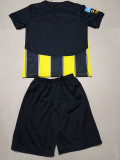 23-24 Ittihad Club Home Kids Soccer Jersey