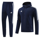 23-24 AD Royal Blue Hoodie Jacket Tracksuit #AM03