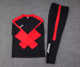 2023 JOMA Black Red Half Pull Tracksuit #3 (半拉链)