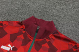23-24 Morocco Red Jacket Tracksuit