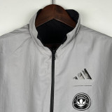 23-24 Montreal Black & Grey Double Sided Windbreaker (双面风衣)