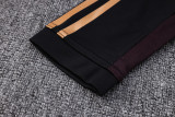 23-24 Germany Dark Brown Kids Half Pull Tracksuit #E687 (童装) (半拉链)