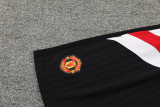 23-24 Man Utd Classic Black Tank top and shorts suit