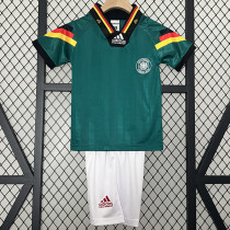 1992 Germany Away Kids Retro Soccer Jersey