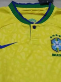 22-23 Brazil Home World Cup Kids Soccer Jersey