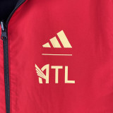 2023 Atlanta United Black & Red Double Sided Windbreaker (双面风衣)