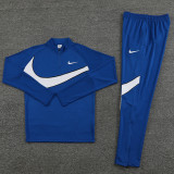 2023 NK Fancy Blue Half Pull Tracksuit #NB07(半拉链)