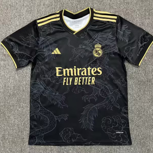 2023 RMA Black Special Edition Fans Training Shirts 龙