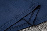 23-24 Marseille Blue Half Pull Tracksuit #B744(半拉链)