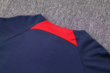 2023 NK Royal Blue Half Pull Tracksuit #2243 (半拉链)